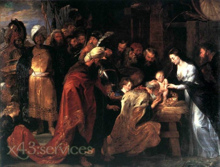 Peter Paul Rubens - Anbetung der Koenige - Adoration of the Magi 1 - zum Schließen ins Bild klicken
